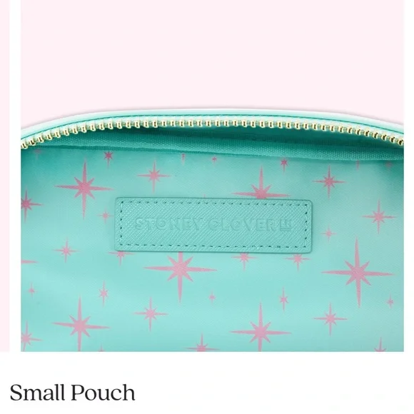 Stoney Clover Lane Cherry On Top Small Pouch Glitter